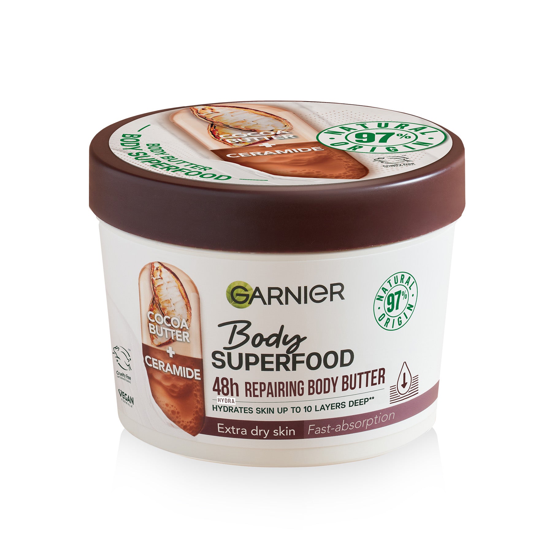 Garnier Body Superfood puter za telo kakao 380ml