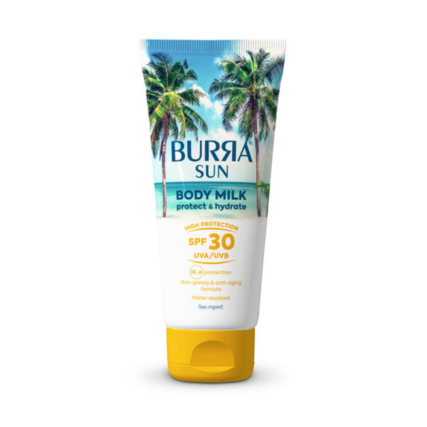 burra sun body milk SPF30 200ml