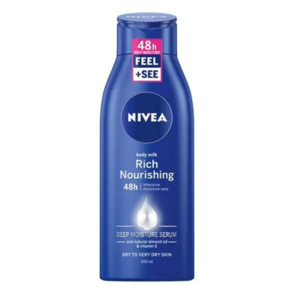 nivea hranljivo mleko za telo 400ml